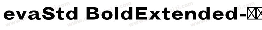 evaStd BoldExtended字体转换
